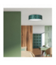 Lampa sufitowa ZIGGY GREEN Gold/Bottle green 3xE27 Ø50cm Milagro MLP7578