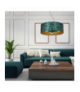 Lampa wisząca ZIGGY WHITE Gold/Bottle green 3xE27 Milagro MLP7580