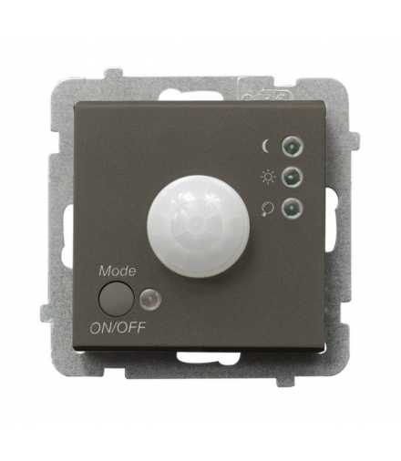 SONATA ŁP-16R/m/40 Elektroniczny czujnik ruchu , CZEKOLADOWY METAL