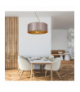 Lampa wisząca ZIGGY PINK Gold/Pink 3xE27 Milagro MLP7591