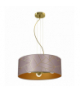 Lampa wisząca ZIGGY PINK Gold/Pink 3xE27 Milagro MLP7591
