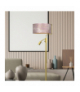 Lampka podłogowa ZIGGY PINK Gold/Pink 1xE27 + 1x mini GU10 Milagro MLP7593