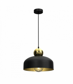 Lampa Wisząca HARALD GOLD/BLACK 1xE27 Milagro MLP7244