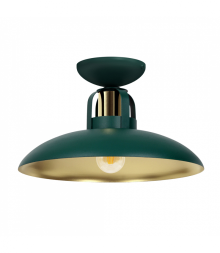 Lampa sufitowa FELIX GREEN/GOLD 1xE27 Milagro MLP7708