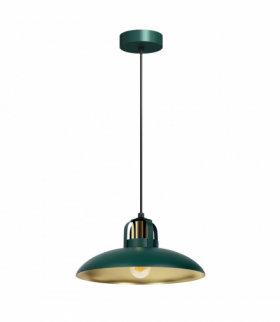 Lampa wisząca FELIX GREEN/GOLD 1xE27 Milagro MLP7709