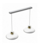 Lampa wisząca FELIX WHITE/GOLD 2xE27 Milagro MLP7705