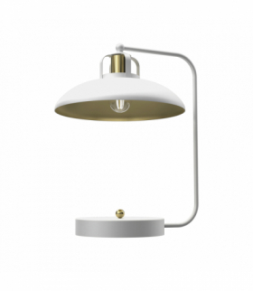 Lampka biurkowa FELIX WHITE/GOLD 1xE27 Milagro MLP7706