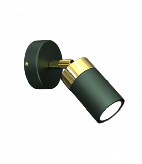 Kinkiet JOKER GREEN/GOLD 1xGU10 Milagro MLP7717