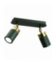 Lampa sufitowa JOKER GREEN/GOLD 2xGU10 Milagro MLP7718