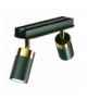 Lampa sufitowa JOKER GREEN/GOLD 2xGU10 Milagro MLP7718