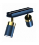 Lampa sufitowa JOKER NAVY BLUE/GOLD 2xGU10 Milagro MLP7723