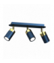 Lampa sufitowa JOKER NAVY BLUE/GOLD 3xGU10 Milagro MLP7724