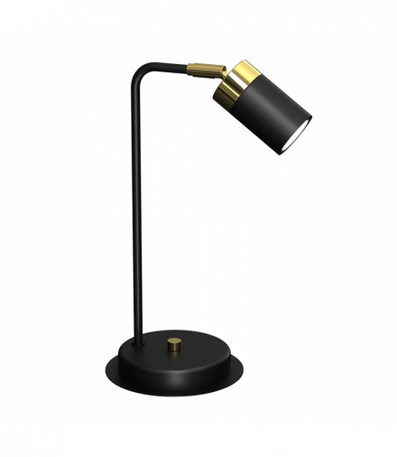 Lampka nocna JOKER BLACK/GOLD 1xGU10 Milagro MLP7534