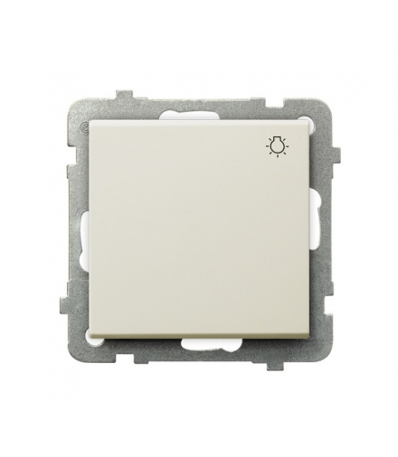 SONATA ŁP-5R/m/27 Łącznik zwierny "światło" , ECRU