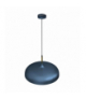 Lampa wisząca LINCOLN BLUE/GOLD 1xE27 45cm Milagro MLP7901