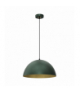 Lampa wisząca BETA GREEN/GOLD 1xE27 35cm Milagro MLP8286