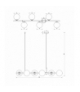 Lampa wisząca POP 6xE14 Milagro MLP7845