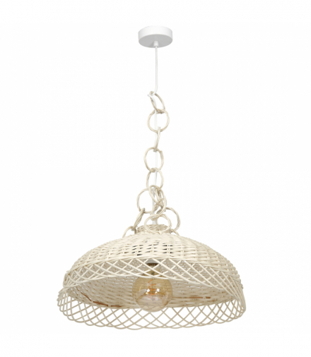 Lampa wisząca VIMINI WHITE 1xE27 Milagro MLP7997