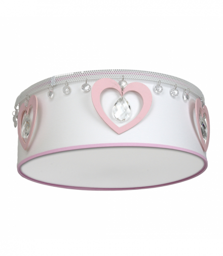 Lampa sufitowa HEART 2xE27 Milagro MLP8279