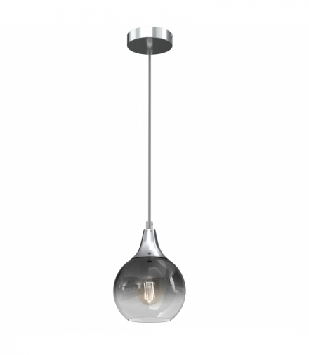 Lampa wisząca MONTE SILVER fi 150 1xE27 Milagro MLP8321