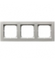 SONATA R-3R/38 Ramka potrójna , SREBRO MAT