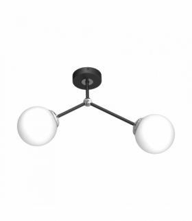 Lampa sufitowa JOY BLACK 2xE14 Milagro MLP7527