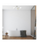 Lampa sufitowa JOY WHITE / GOLD 3xE14 Milagro MLP7464