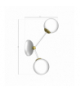 Kinkiet JOY WHITE / GOLD 2xE14 Milagro MLP7462