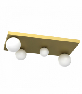 Lampa sufitowa BIBIONE GOLD 4xG9 Milagro MLP8396