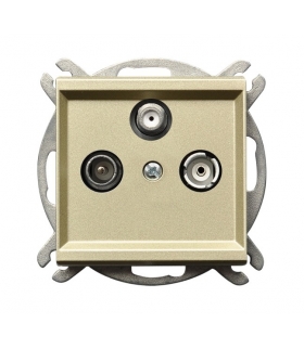 SONATA GPA-RSP/m/39 Gniazdo RTV-SAT przelotowe , SZAMPAŃSKI ZŁOTY