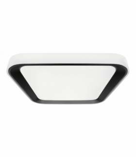 Plafon QUADRO BLACK 66W, 3000K÷6000K, 7050lm, Milagro ML7932