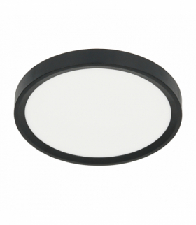 Plafon MAQ 18W 3CCT Czarny, 3000K / 4000K / 6500K, 1850lm, Milagro ML0438