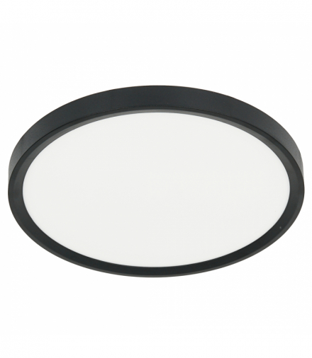 Plafon MAQ 24W 3CCT Czarny, 3000K / 4000K / 6500K, 2500lm, Milagro ML0439