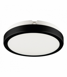Plafon Vera 12W 4000K Czarny IP65, Neutralna 4000K, 1250lm, Eko-Light EKP0469