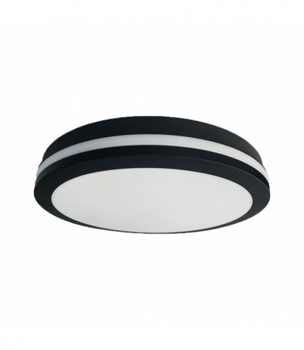 Plafon Marlon 18W 4000K Czarny IP54, Neutralna 4000K, 1400lm/2400lm, Eko-Light EKP0475