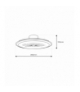 Plafoniera LED ZONDA BLACK 48W z wentylatorem, 3000K÷6000K, , Milagro ML8339