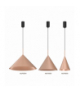 Lampa wisząca CAPITAL ROSE GOLD Ø32cm 1xGX53, Milagro MLP0960