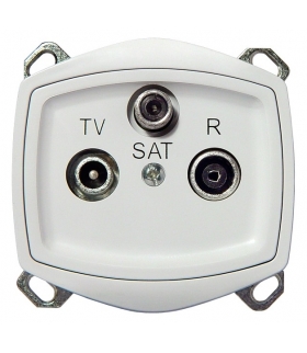 TON GPA-CSP/m/00 Gniazdo RTV-SAT , BIAŁY