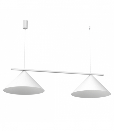 Lampa wisząca CAPITAL BIAŁY 2XGX53, Milagro MLP0943