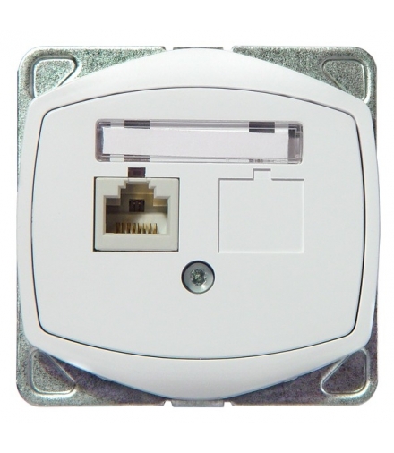 TON GPK-1C/F/m/00 Gniazdo komputerowe pojedyncze, kat. 5e FOREX, BIAŁY