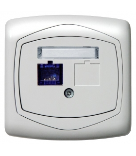 TON GPK-1C/K/00 Gniazdo komputerowe pojedyncze, kat. 5e MMC, BIAŁY