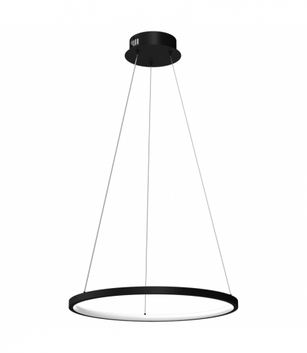 Lampa wisząca ROTONDA BLACK 27W LED, Neutralna 4000K, 1350 Lm, Milagro ML7939