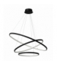 Lampa wisząca ROTONDA BLACK 93W LED, Neutralna 4000K, 4650 Lm, Milagro ML7945