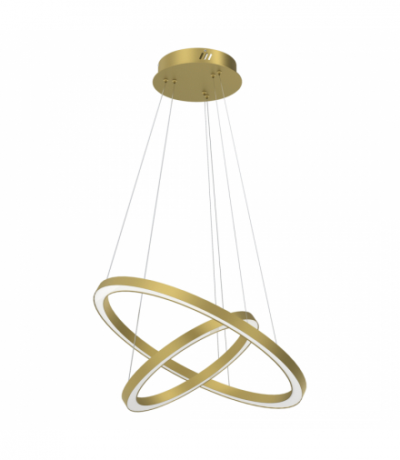 Lampa wisząca GALAXIA GOLD 46W LED, Ciepła 3500K, 2760lm, Milagro ML8423