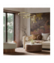 Lampa wisząca GALAXIA GOLD 85W LED, Ciepła 3500K, 5100lm, Milagro ML8790