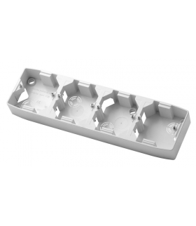 TON PNP-4CH/00 Puszka instalacyjna do serii TON poczwórna pozioma, BIAŁY