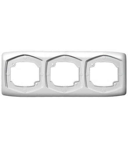 TON R-3CH/00 Ramka potrójna pozioma , BIAŁY