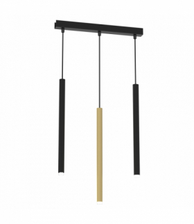 Lampa wisząca MONZA BRASS 3xG9 max 8W LED, Milagro MLP8841