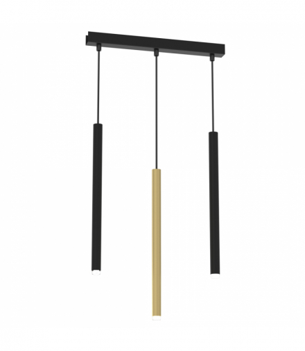 Lampa wisząca MONZA BRASS 3xG9 max 8W LED, Milagro MLP8841