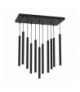 Lampa wisząca MONZA BLACK 11xG9 max 8W LED, Milagro MLP8844